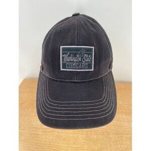 Washington State Cougars Hat Captivating Men's Adjustable Black Cotton